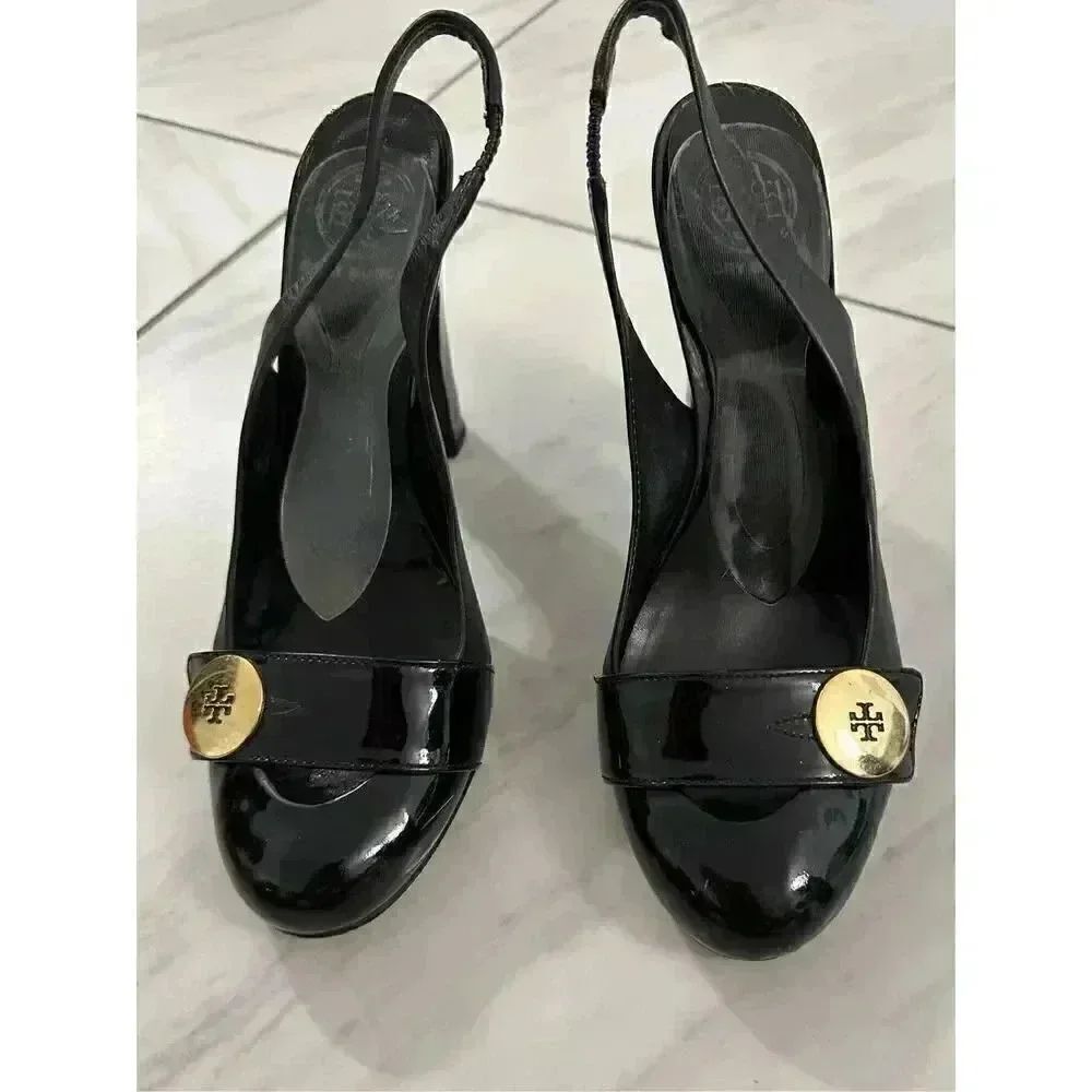 Tory Burch Slingback Patent Leather Heels